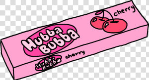  hubbabubba  cherry  flavour  bubblegum  gum  pink   Aesthetic Pink Tumblr Transparent  HD Png Download