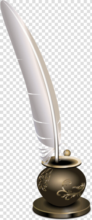 Pen Clipart Inkwell   Png Scroll And Feather Pen Clipart  Transparent Png