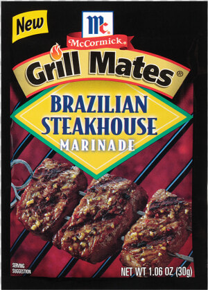 Mccormick® Grill Mates® Brazilian Steakhouse Marinade   Mccormick Garlic Herb And Wine  HD Png Download