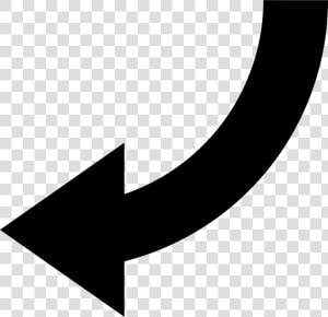 Down Arrow Png Left Down Arrow Curve Svg Png Icon Free   Down Left Arrow Png  Transparent Png