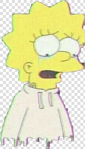  lisa  simpson  dibujo  sketch  simpsons  yellow  white   Dibujos De Lisa Simpson  HD Png Download