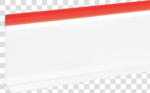 Plastic Divider White With Red Trim  HD Png Download