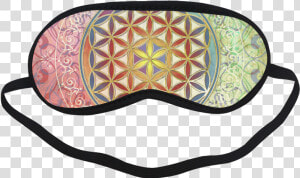 Flower Of Life Vintage Ornaments Green Red Sleeping   All Might Sleep Mask  HD Png Download