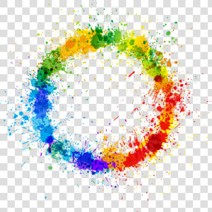 Paint Paintsplatter Paintsplash Circle Ftestickers   Color Splash Vector Png  Transparent Png
