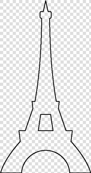 Simple Eiffel Tower Drawing At Getdrawings   Line Art  HD Png Download