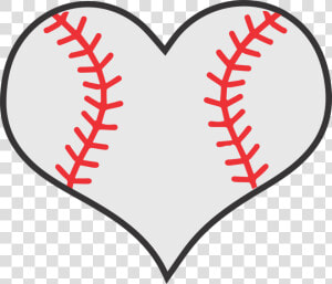 Baseball Heart Png Graphic Freeuse Download   Baseball Heart Svg Free  Transparent Png