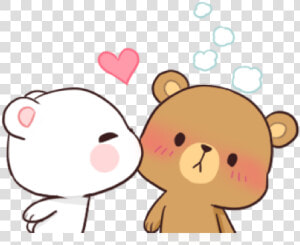  aesthetic  love  red  hearts  lovecore  cute  soft   Milk And Mocha Bear  HD Png Download