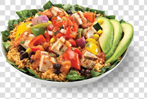 Photo Of Chef S Bowls   Caribbean Mango Salad California Tortilla  HD Png Download