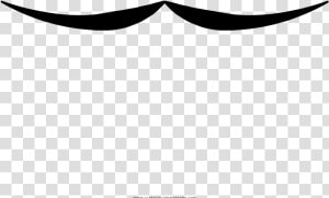 Bigotes Página Para Colorear  HD Png Download
