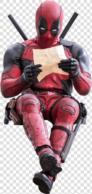 Deadpool Reading   Deadpool Png  Transparent Png