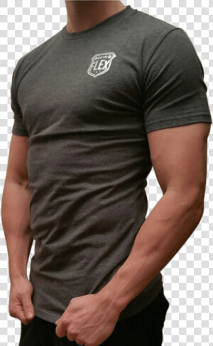 Police T Shirts Gray Thin Blue Line Shirt   Active Shirt  HD Png Download