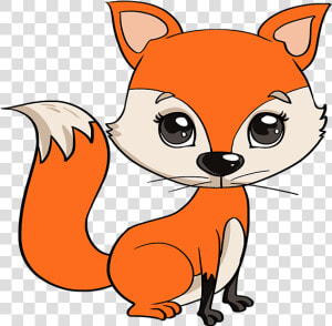 How To Draw Baby Fox   Easy How To Draw A Baby Fox  HD Png Download