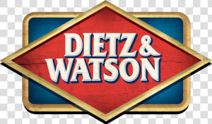 Dietz  amp  Watson Distressed Logo  HD Png Download