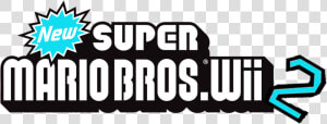 Transparent Super Mario Bros Logo Png   New Super Mario Bros Wii  Png Download
