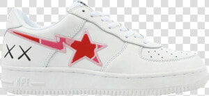 Pink Kaws Bapesta  HD Png Download
