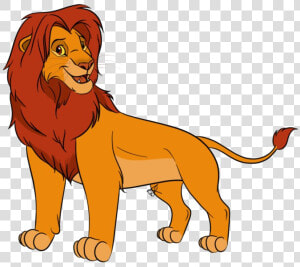 Simba Png   Cartoon Lion King Simba  Transparent Png