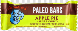 Apple Pie   Blue Dinosaur Paleo Bars  HD Png Download