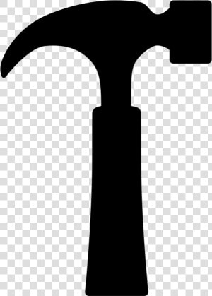 Hammer Png Black   Svg Hammer  Transparent Png