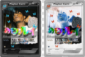 Playboi Carti Pokemon Card  HD Png Download