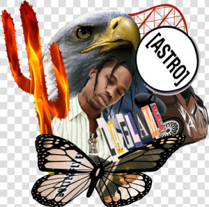 Travis Scott Astroworld Collage  HD Png Download