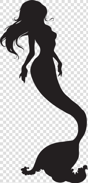 Mermaid Scalable Vector Graphics   Mermaid Silhouette Png  Transparent Png