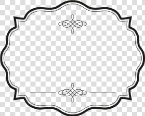Transparent Black Circle Frame Png   Ornament Frame Line Png  Png Download