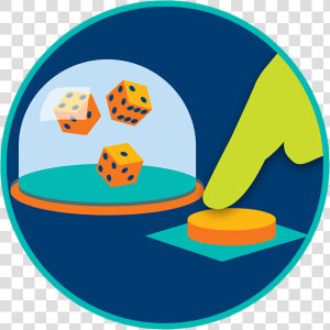 Sic Bo Is Played With 3 Dice Encased In A Shaker  HD Png Download