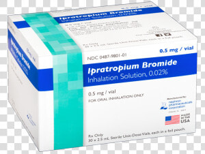 Transparent Vial Png   Ipratropium Bromide 0 02  Png Download