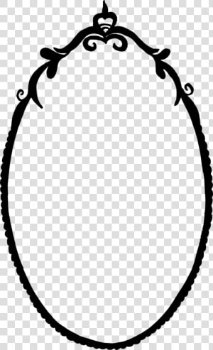 Mirror Frame Drawing   Vintage Frame Transparent Background  HD Png Download