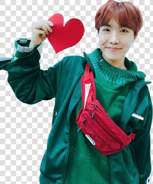  green  hoseok  j Hope  jhope  j Dope   J Hope In Green  HD Png Download