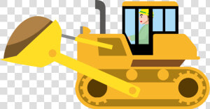 Clip Art Lowrider Car   Bulldozer Construction Truck Clipart  HD Png Download