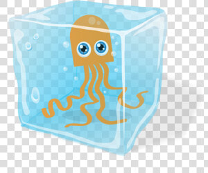 Character Design   Frozen Octopus   Frozen Octopus Cartoon  HD Png Download