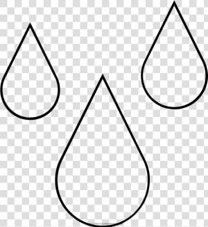Dibujos De Gotas De Agua Para Colorear   Line Art  HD Png Download