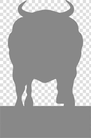 Bull Charging   Bison   Bison  HD Png Download