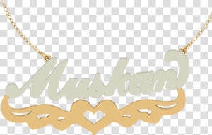 Stunning Bold Fying Heart Style Personalized Bling   Necklace  HD Png Download