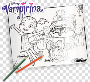 Kids Holiday Club Dstv Disney Vampirina   Coloring Book  HD Png Download