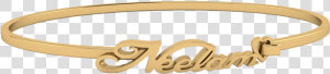 Personalise Name Bracelet Opnr49   Bangle  HD Png Download