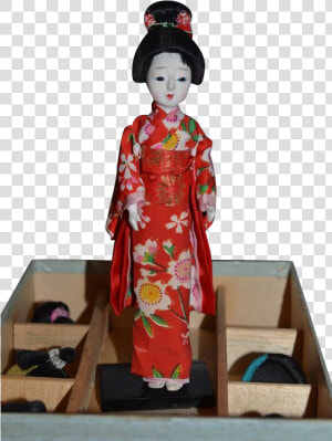 Transparent Japanese Girl Png   Japanese Doll With Six Wigs  Png Download