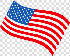 Of The United   United States Flag Cartoon  HD Png Download