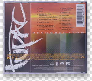 2pac Resurrection Cd  HD Png Download