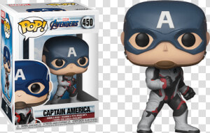Avengers Endgame Captain Marvel Funko Pop Marvel   Pop Avengers Endgame Captain America 450  HD Png Download