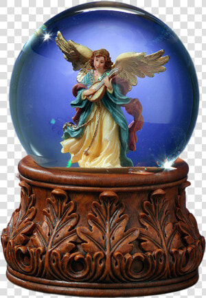 Christmas Angel Snow Globes   Snow Globe  HD Png Download