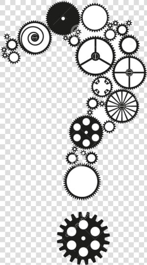 Question Mark Cog  HD Png Download