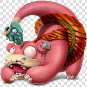 Slowpoke Illustration  HD Png Download
