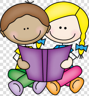 Reading And Writing Clipart   Kids Sharing Clipart  HD Png Download