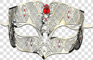 Silver Series Diamond Design Laser Cut Venetian Masquerade  HD Png Download