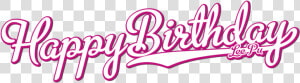 Happy Birthday Png Pink   Pink Happy Birthday Png  Transparent Png