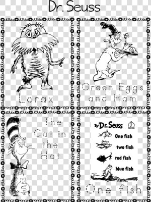 Dr Seuss Worksheets For Kindergarten  HD Png Download