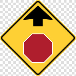 Stop Ahead Sign  HD Png Download
