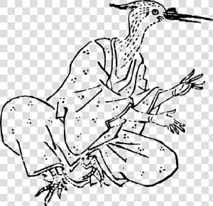 Ukiyo e Material Of A Pheasant Man Who Is Crazy About   Illustration  HD Png Download